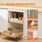 VEVOR Pull Out Cabinet Organizer Soft Close Slideout Shelf Wood Drawer 20