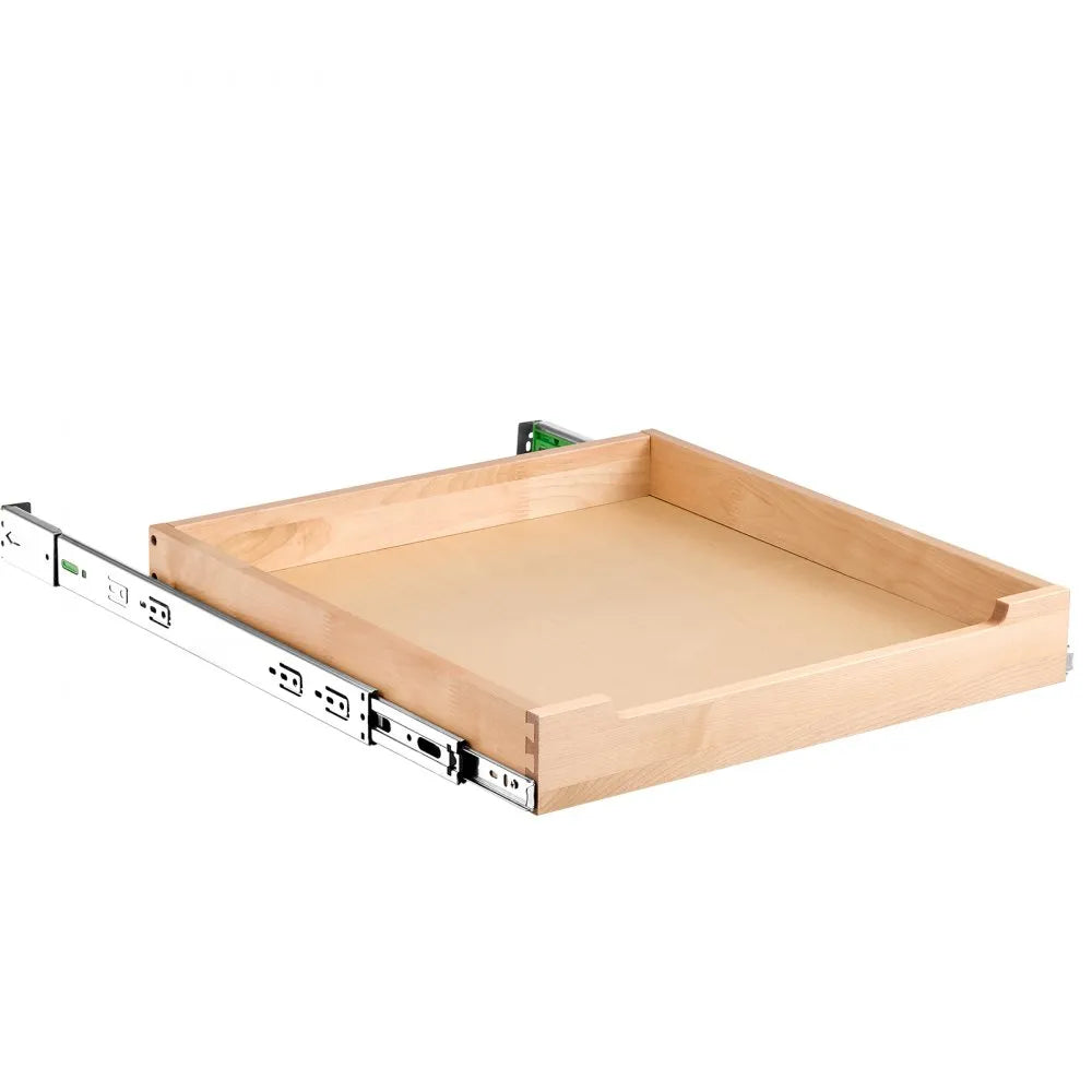 VEVOR Pull Out Cabinet Organizer Soft Close Slideout Shelf Wood Drawer 20"Wx21"D
