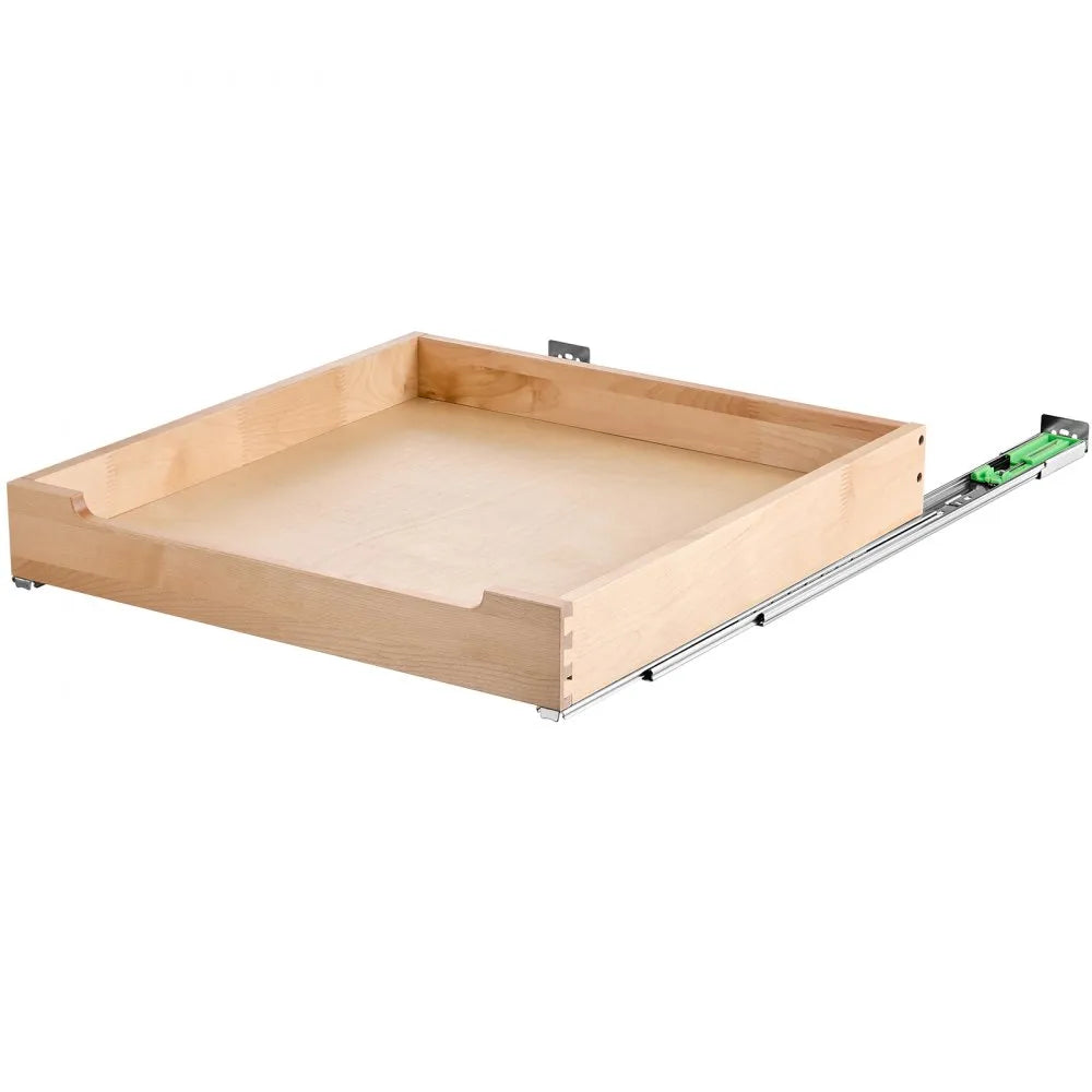 VEVOR Pull Out Cabinet Organizer Soft Close Slideout Shelf Wood Drawer 20"Wx21"D