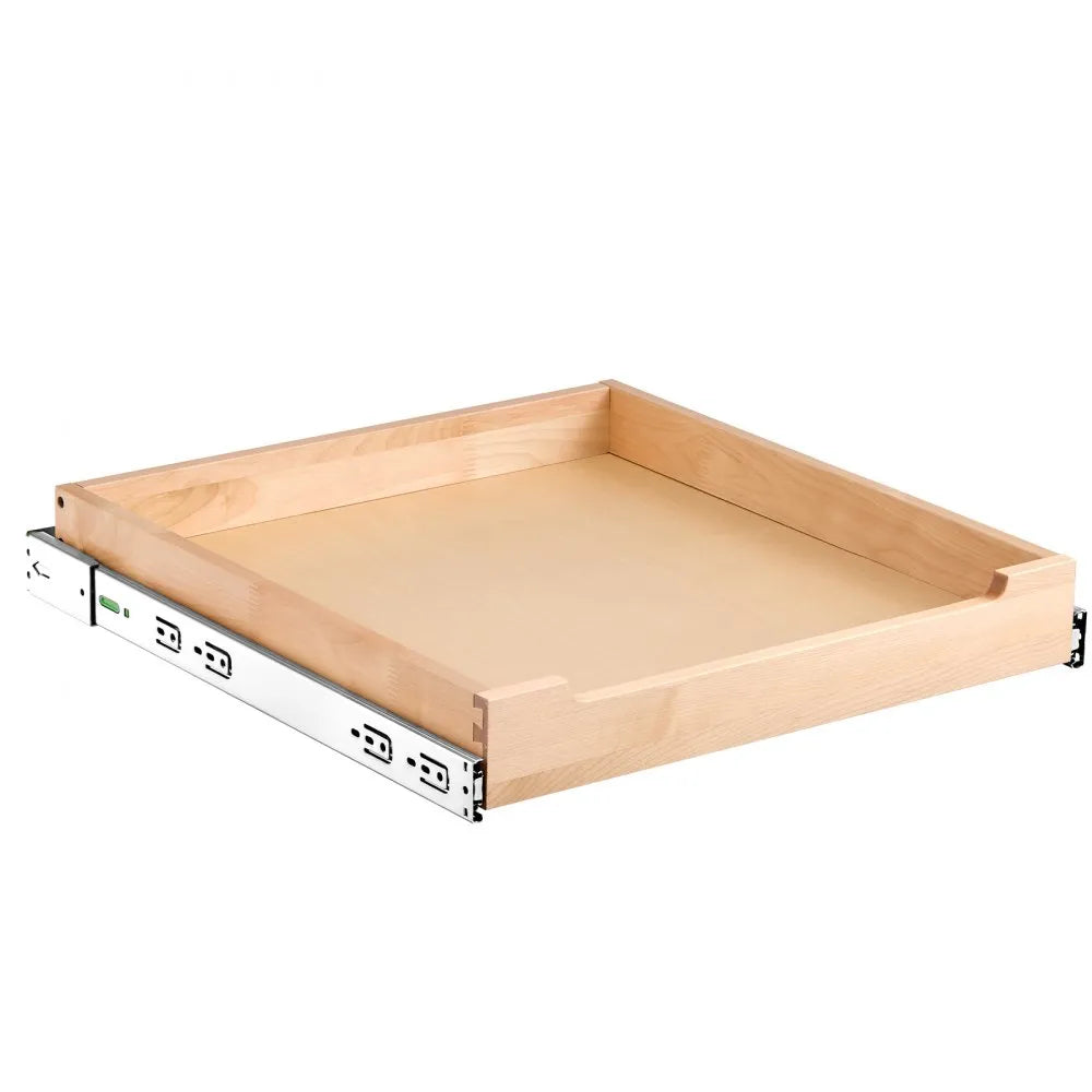 VEVOR Pull Out Cabinet Organizer Soft Close Slideout Shelf Wood Drawer 20"Wx21"D