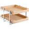 VEVOR 2Tier Pull Out Cabinet Organizer Soft Close Slideout Wood Drawer 17
