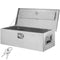 VEVOR Heavy Duty Aluminum Truck Bed Tool Box, Diamond Plate Tool Box with Side Handle and Lock Keys, Storage Tool Box Chest Box Organizer for Pickup, Truck Bed, RV, Trailer, 30