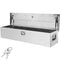 VEVOR Heavy Duty Aluminum Truck Bed Tool Box, Diamond Plate Tool Box with Side Handle and Lock Keys, Storage Tool Box Chest Box Organizer for Pickup, Truck Bed, RV, Trailer, 48
