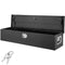 VEVOR Heavy Duty Aluminum Truck Bed Tool Box, Diamond Plate Tool Box with Side Handle and Lock Keys, Storage Tool Box Chest Box Organizer for Pickup, Truck Bed, RV, Trailer, 48