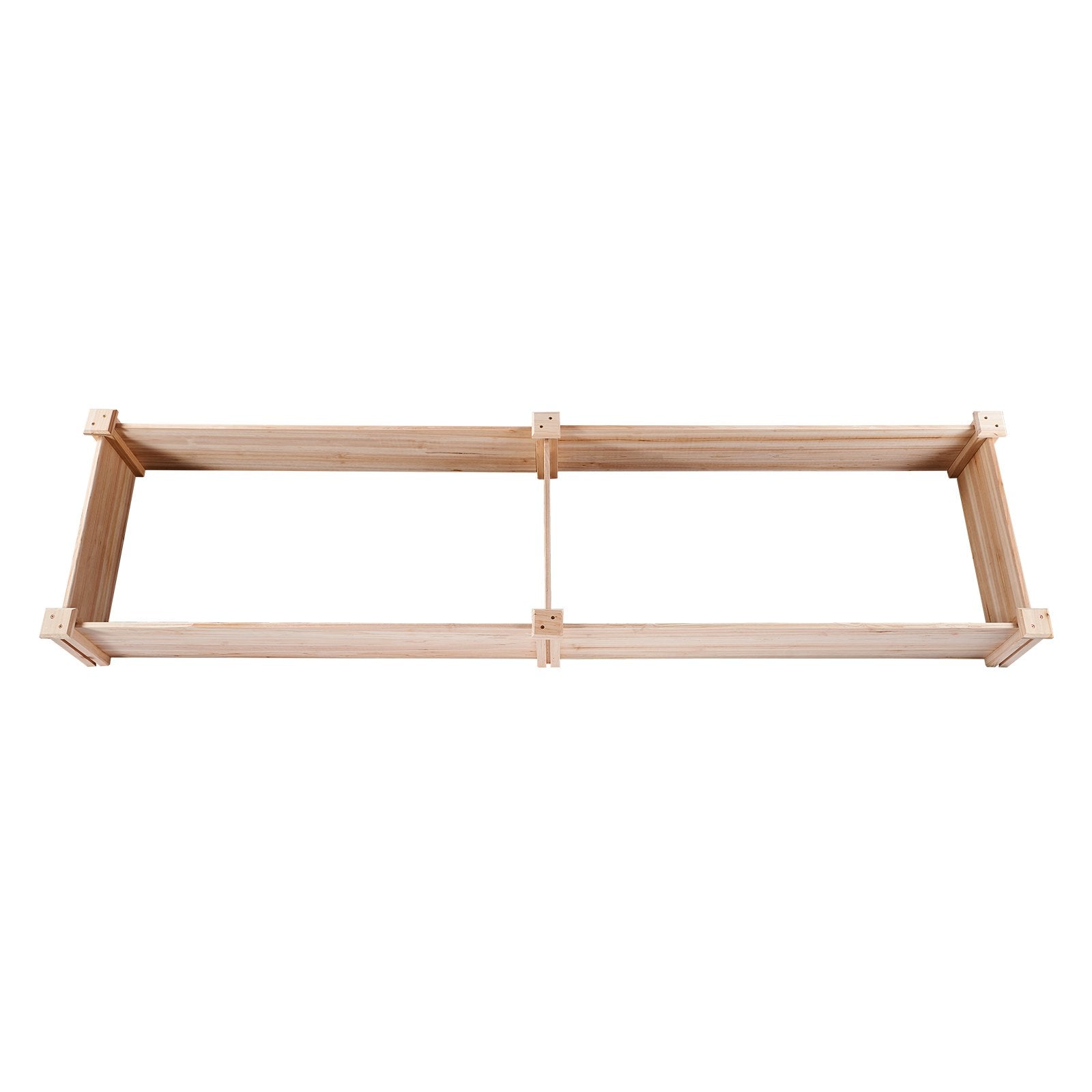 VEVOR Wooden Raised Garden Bed Planter Box 94.5x23.6x9.8" Flower Vegetable Herb 