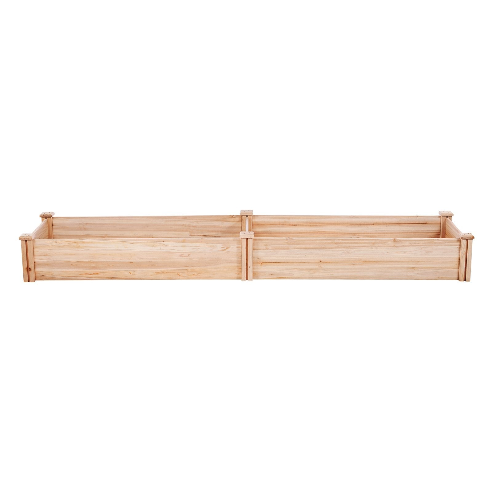 VEVOR Wooden Raised Garden Bed Planter Box 94.5x23.6x9.8" Flower Vegetable Herb 