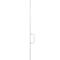 VEVOR Floor-to-Ceiling Transfer Pole 300 Lbs Capacity for 7-10 Ft Ceilings White