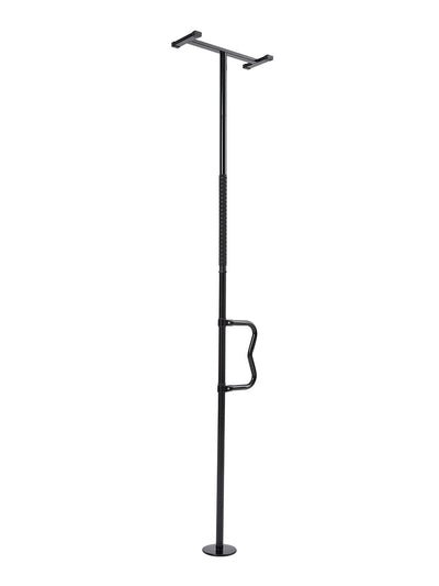 VEVOR Floor-to-Ceiling Transfer Pole 300 Lbs Capacity for 7-10 Ft Ceilings Black 