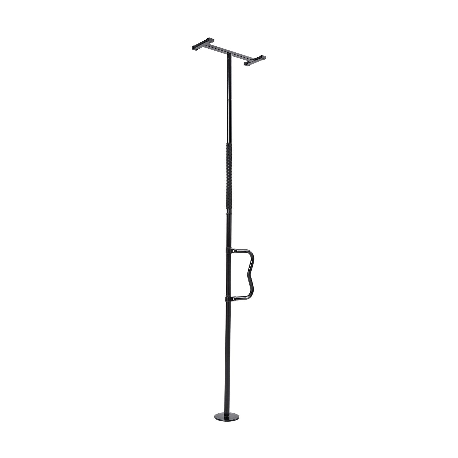 VEVOR Floor-to-Ceiling Transfer Pole 300 Lbs Capacity for 7-10 Ft Ceilings Black 