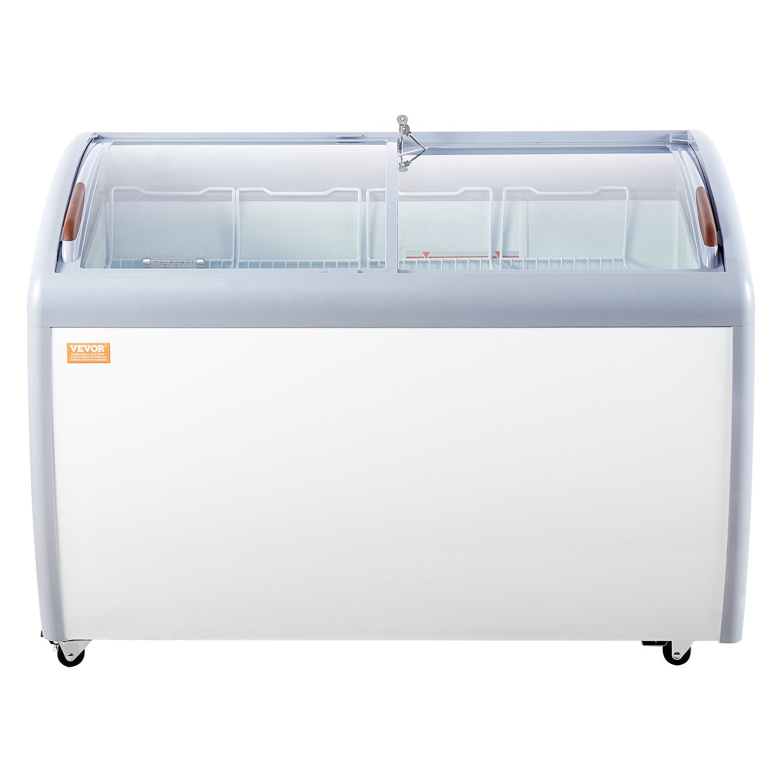 VEVOR 12.8Cu.ft Commercial Ice Cream Display Case Gelato Dipping Freezer Cabinet 