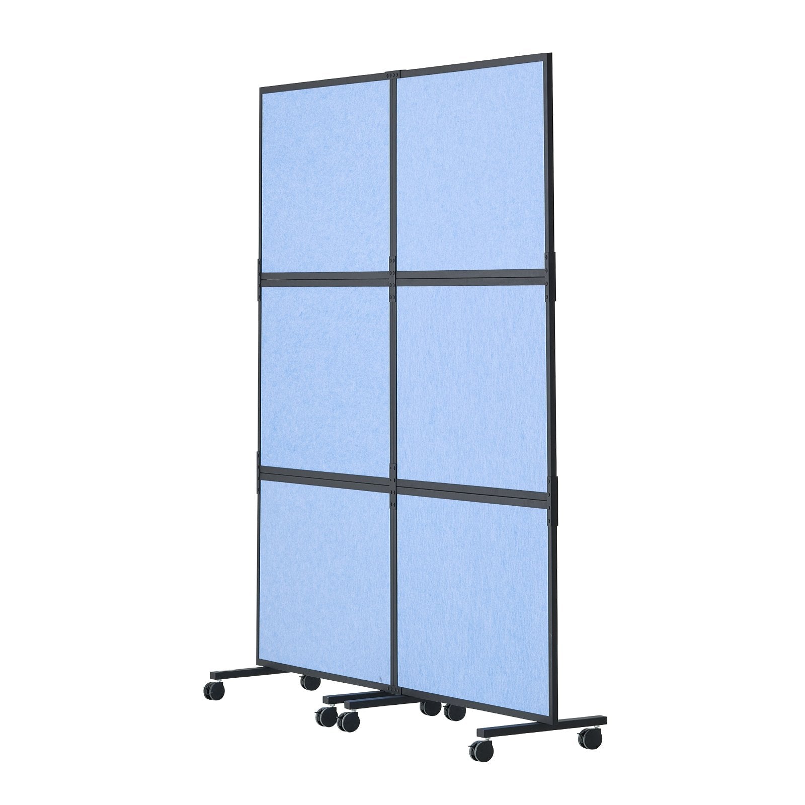 VEVOR Acoustic Room Divider Partition Panel Privacy Screen 2 Pack Indigo Blue 