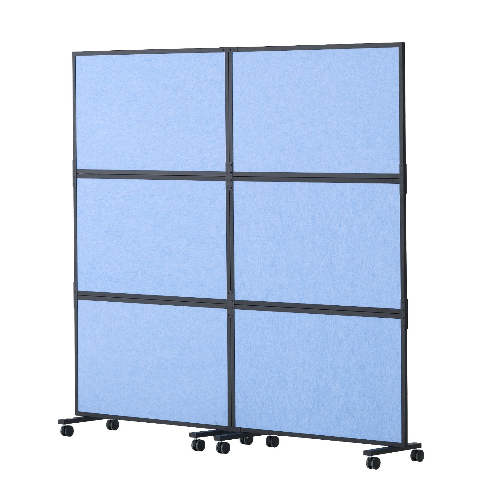 VEVOR Acoustic Room Divider Partition Panel Privacy Screen 2 Pack Indigo Blue 