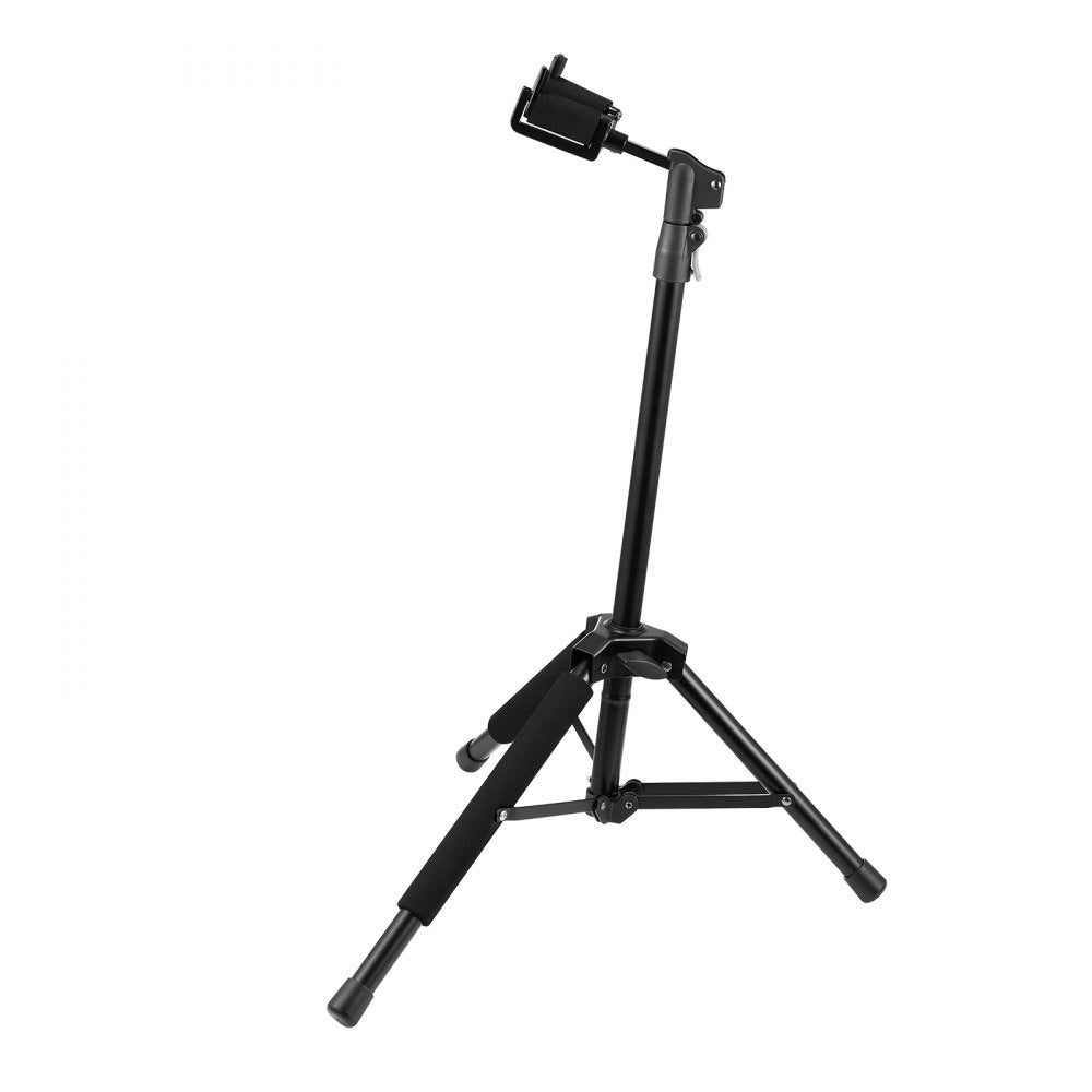VEVOR Tripod Guitar Stand Floor-Standing Foldable 35.4-47.2 in Adjustable Height 