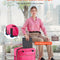 VEVOR Rolling Laptop Bag 17.3 Inch Wheeled Computer Bag for Travel Women Men
