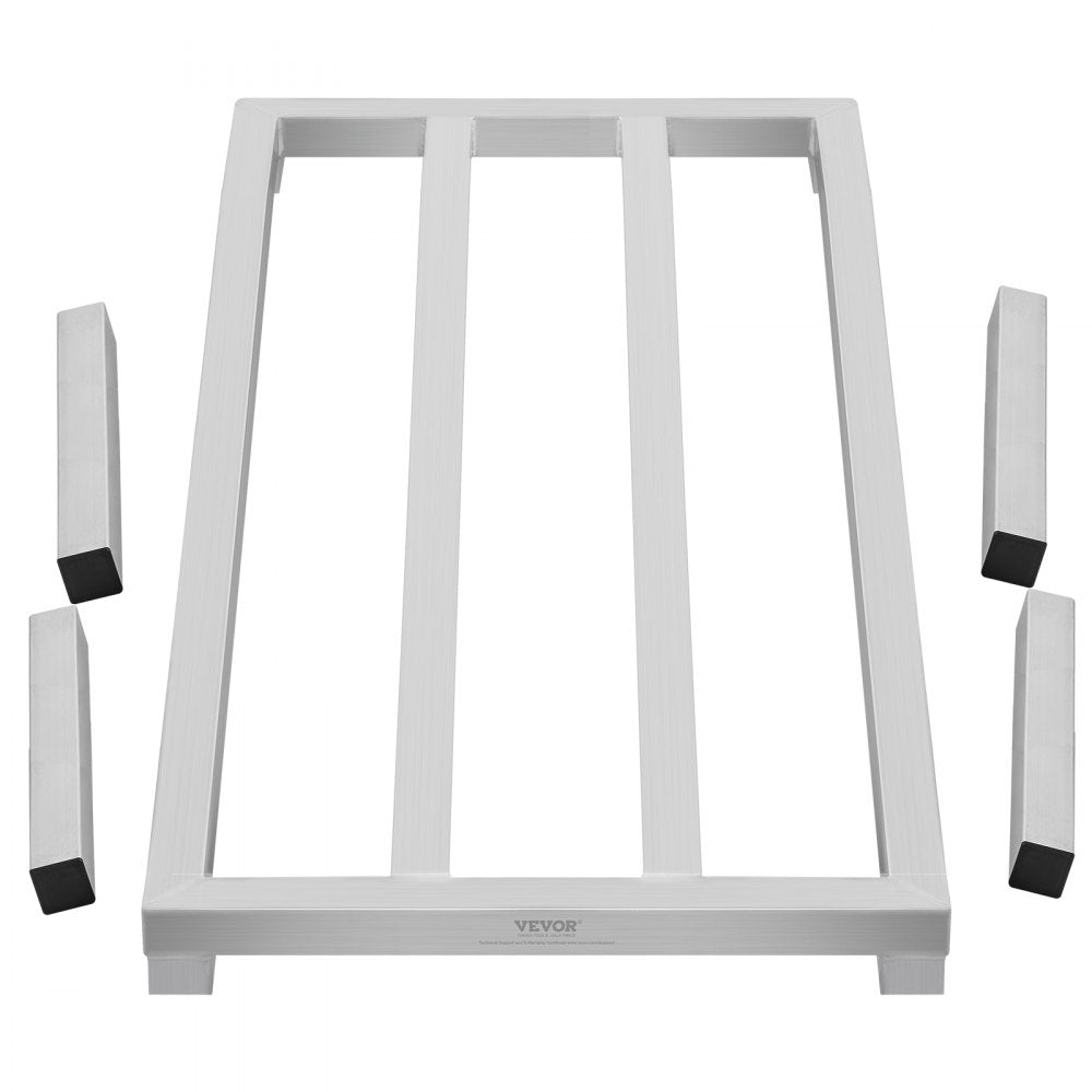 VEVOR Aluminum Dunnage Rack Stationary Dunnage Rack 48” x 20” x 12” Storage Rack 