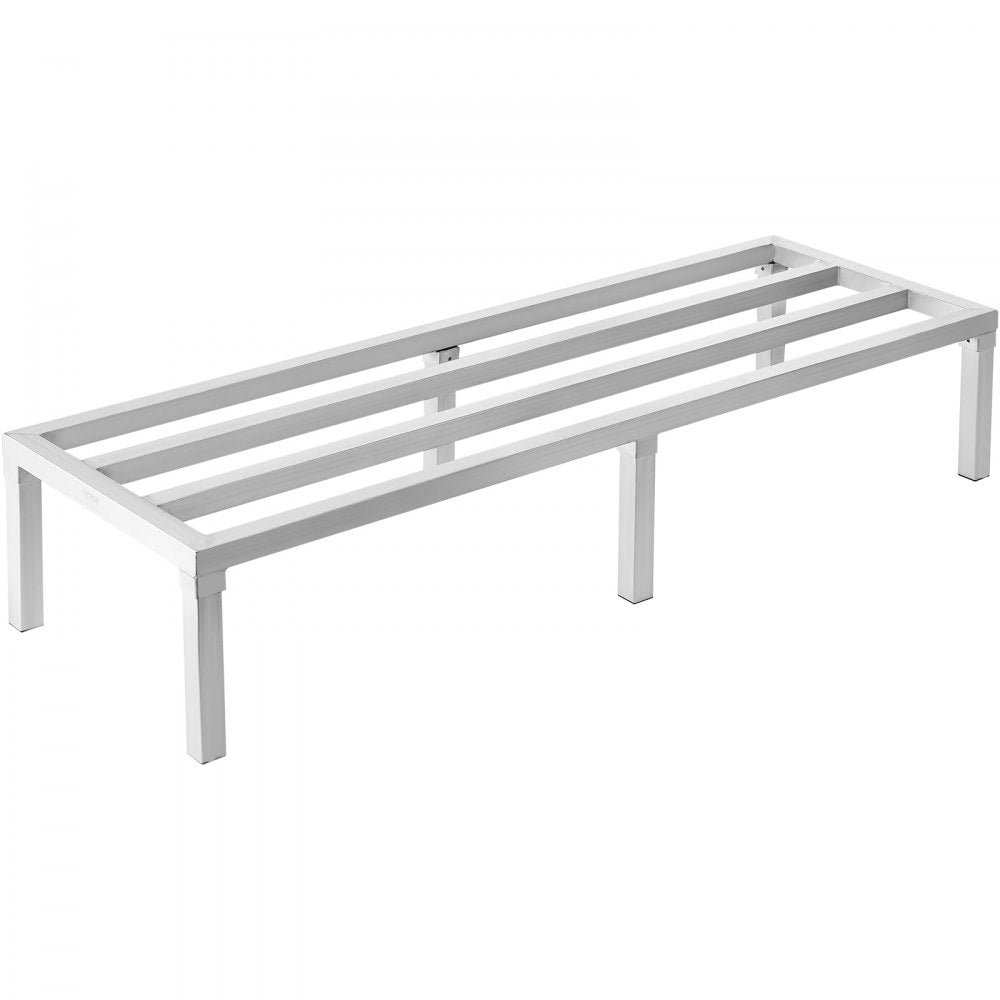 VEVOR Aluminum Dunnage Rack Stationary Dunnage Rack 60” x 20” x 12” Storage Rack 