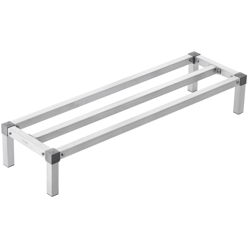 VEVOR Aluminum Dunnage Rack Stationary Dunnage Rack 48” x 14” x 8” Storage Rack 