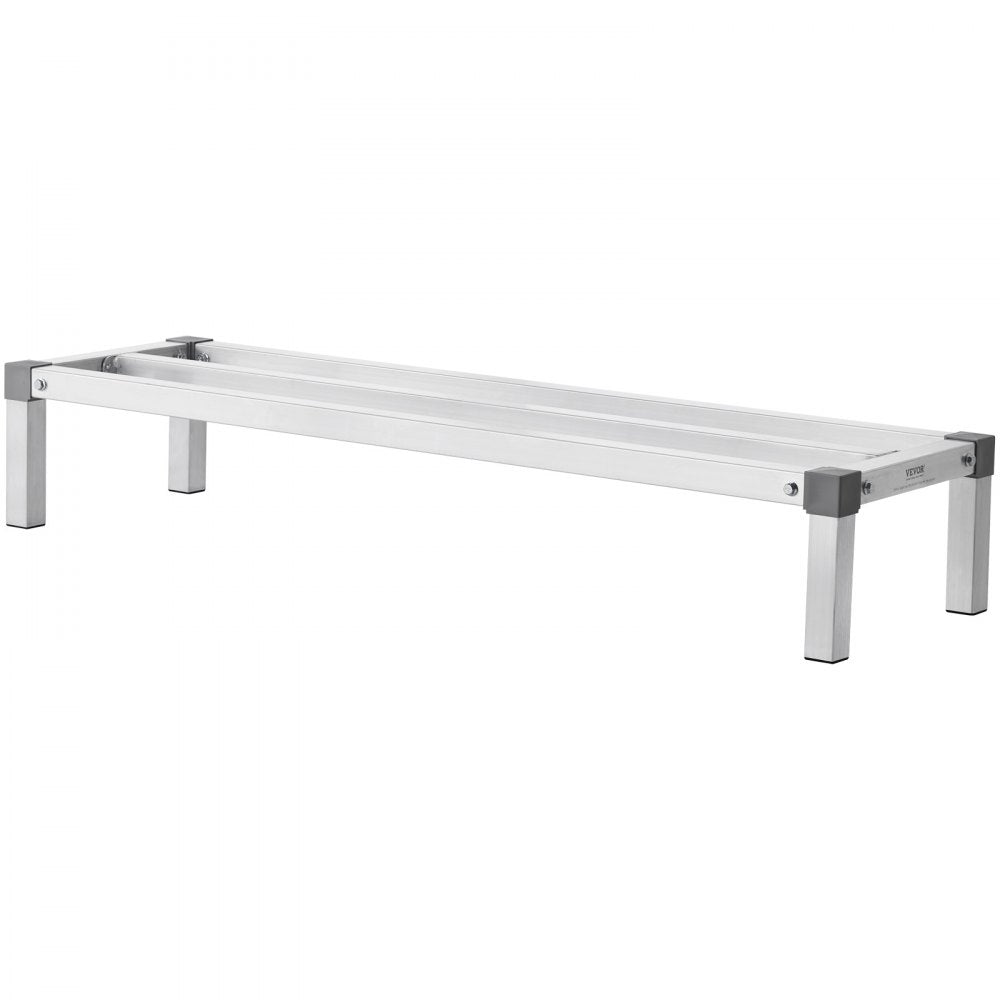 VEVOR Aluminum Dunnage Rack Stationary Dunnage Rack 48” x 14” x 8” Storage Rack 