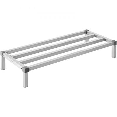 VEVOR Aluminum Dunnage Rack Stationary Dunnage Rack 48” x 20” x 8” Storage Rack 