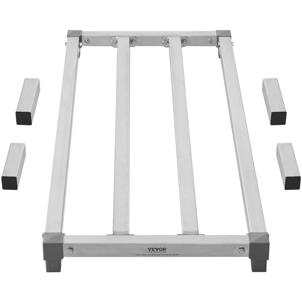 VEVOR Aluminum Dunnage Rack Stationary Dunnage Rack 48” x 20” x 8” Storage Rack 