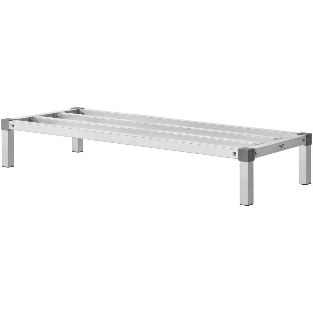 VEVOR Aluminum Dunnage Rack Stationary Dunnage Rack 48” x 20” x 8” Storage Rack 