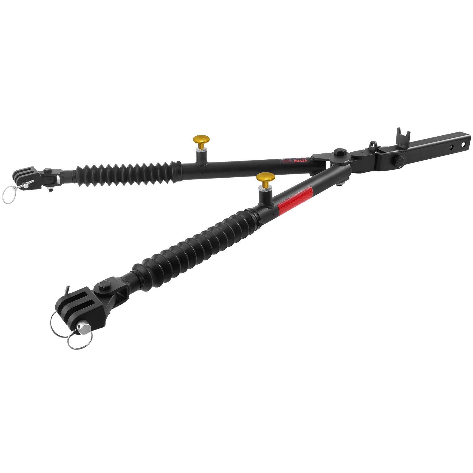 VEVOR Tow Bar Bumper Mount Tow Bar 10000 lbs Fits 2-inch Connector with Ropes 