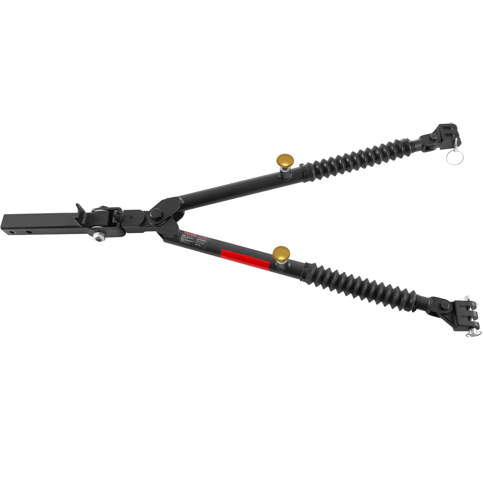 VEVOR Tow Bar Bumper Mount Tow Bar 7500 lbs Fits 2-inch Connector with Ropes 