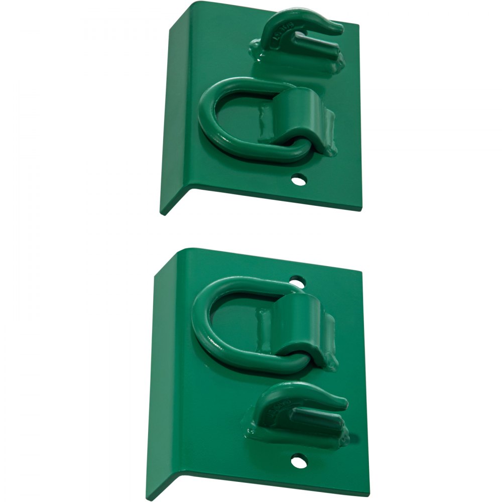 VEVOR Tractor Bolt on Hooks, 1/4\" Bolt on Grab Hooks, 4700LBS G70 Forged Bolt on Hooks for Tractor Bucket with 1/2\" Shackles, Work Well for Tractor Bucket, RV, UTV, Truck Hardware Included 