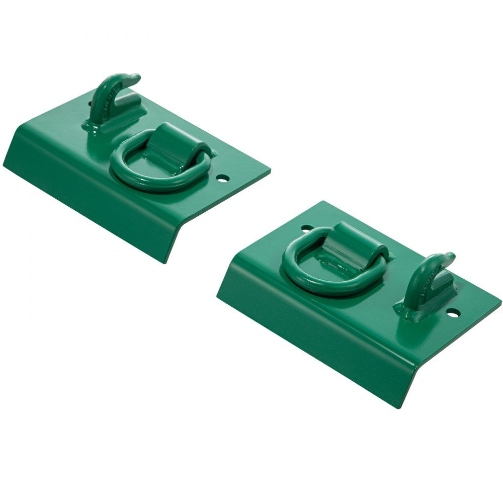 VEVOR Tractor Bolt on Hooks, 1/4\" Bolt on Grab Hooks, 4700LBS G70 Forged Bolt on Hooks for Tractor Bucket with 1/2\" Shackles, Work Well for Tractor Bucket, RV, UTV, Truck Hardware Included 