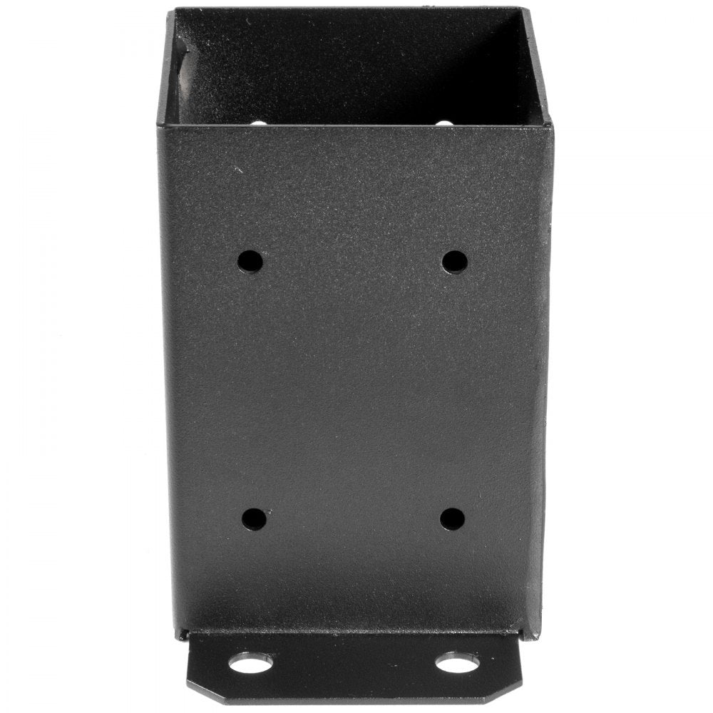 4 x 4 Post Base, Post Anchor 5 PCs Black Powder-Coated Bracket for Deck Supports 