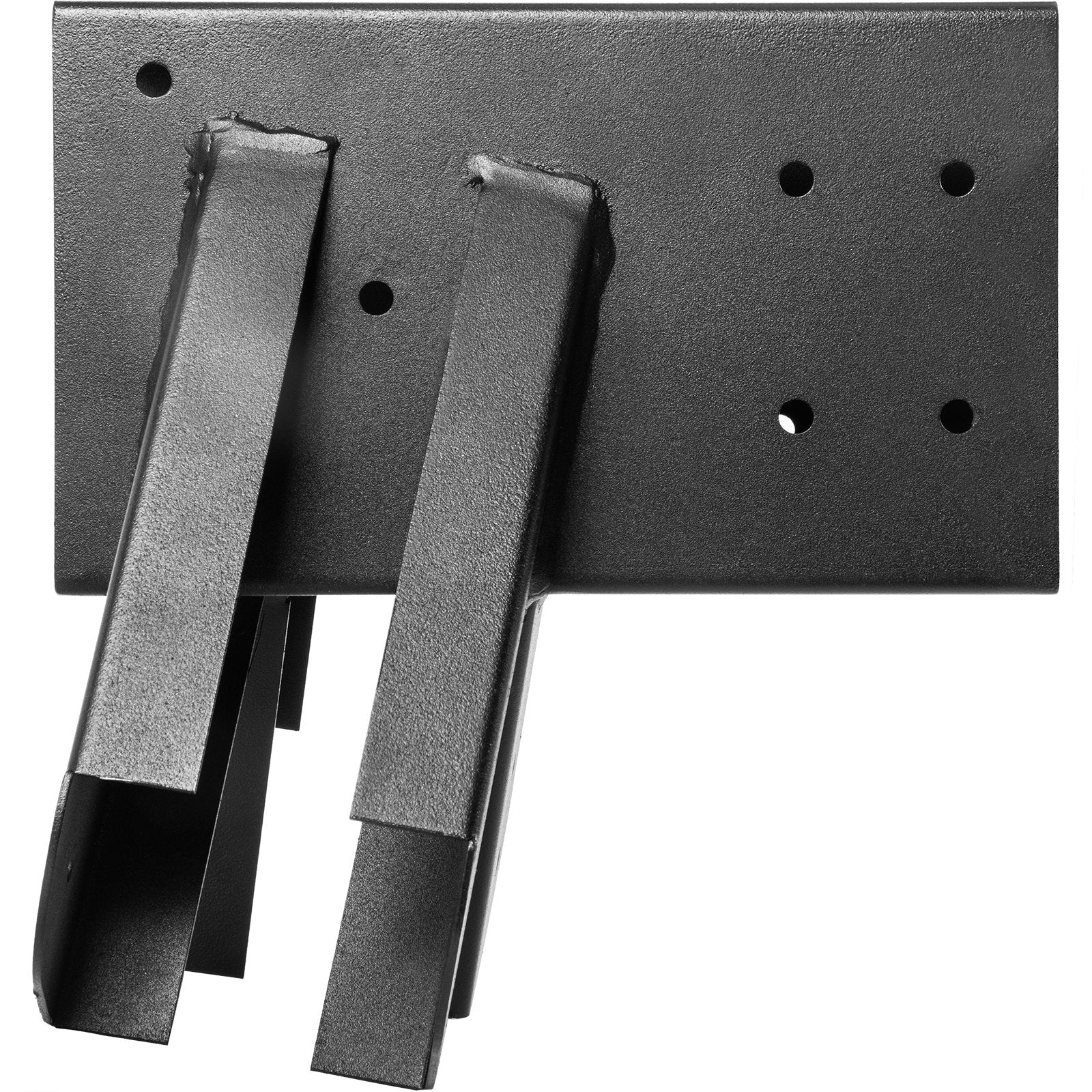 VEVOR Swing Set Bracket 9.84" Swing Bracket A-Frame Construction Swing Set Hardware Iron Material with Black Powder Coated DIY Swing Set End Bracket Swing Set Kit for 2(4x4") Legs & 1(4x6") beam-2PCS 