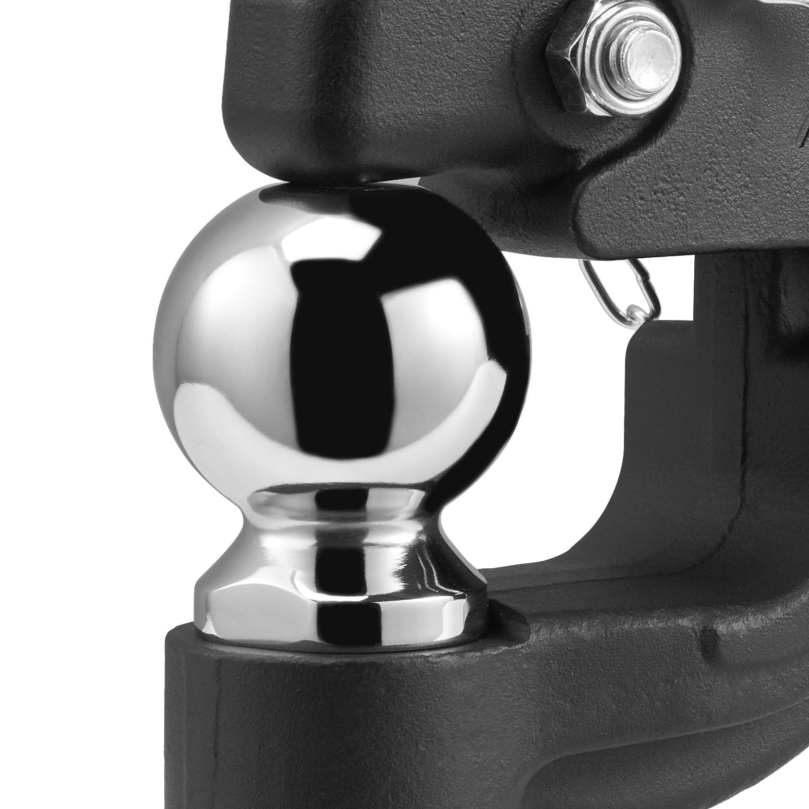 VEVOR Pintle Hitch 2" Receiver Hook for 2.5 to 3-inch Lunette Ring 20000 lbs 