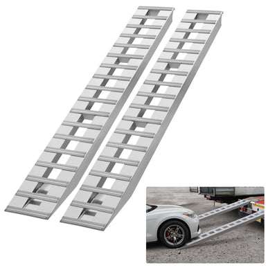 VEVOR 108" x 15" Aluminum Ramps 10000 LBS Capacity Loading Ramps 2PCS 