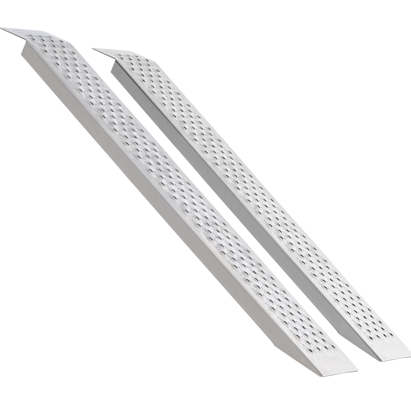 VEVOR 47.2" x 8.5" Aluminum Ramps 880 LBS Capacity Loading Ramps 2PCS 