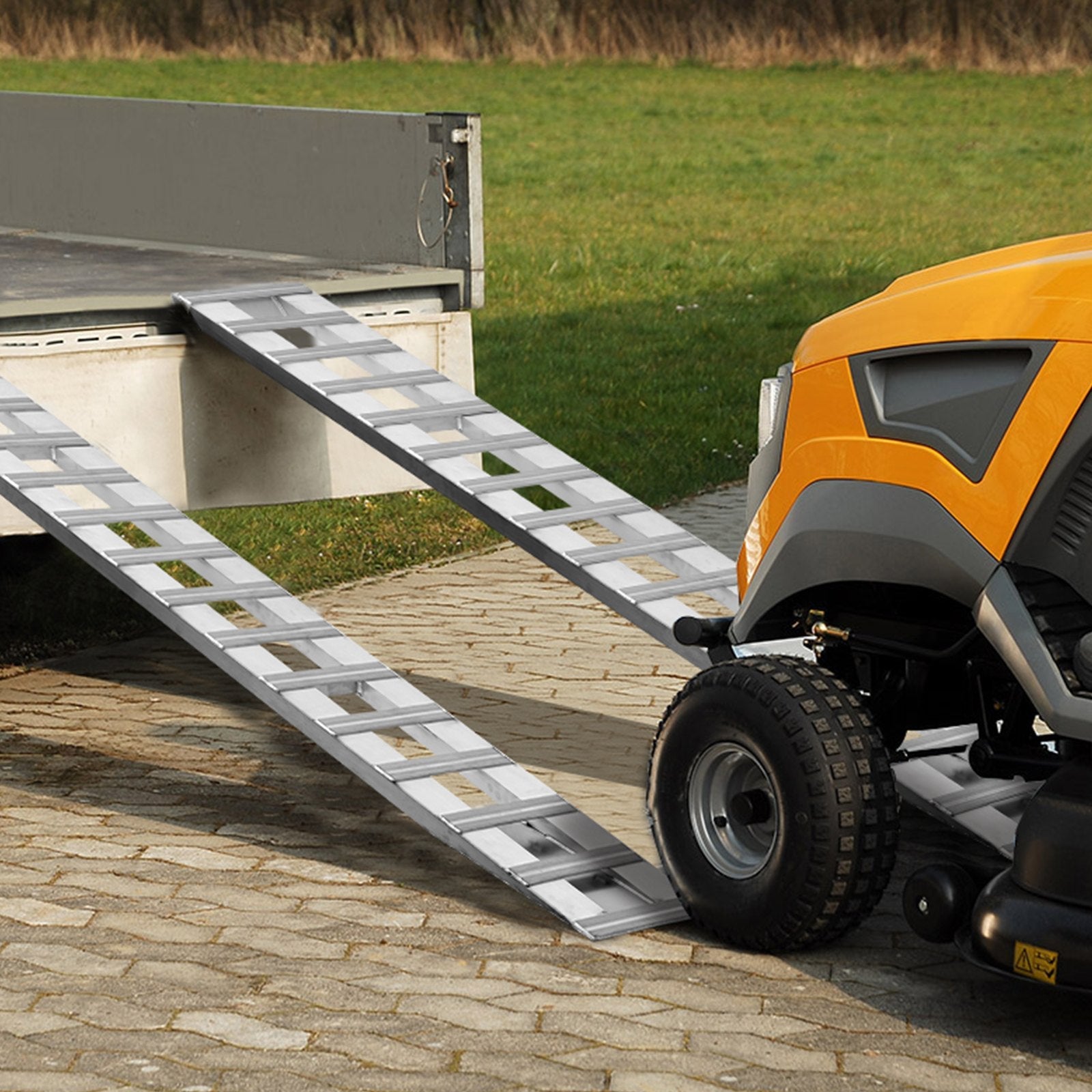 VEVOR 94" x 15" Aluminum Ramps 6000 LBS Capacity Loading Ramps 2PCS 