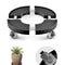 VEVOR Trash Can Dolly with Wheels 15-22.8 in Adjustable Round Furniture Dolly