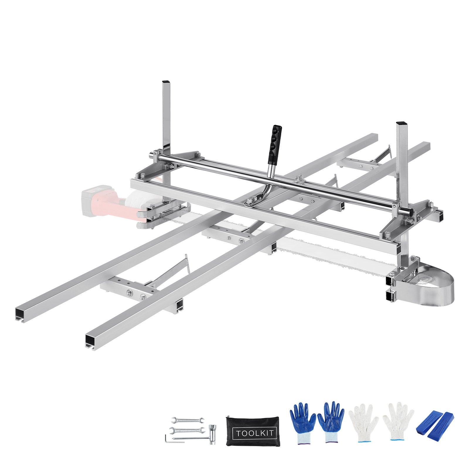 VEVOR 36" x 18" Welding Table, 1200lbs Load Capacity Steel Welding Workbench Table on Wheels, Portable Work Bench with Braking Lockable Casters, 4 Tool Slots, 5/8-inch Fixture Holes, Tool Tray 
