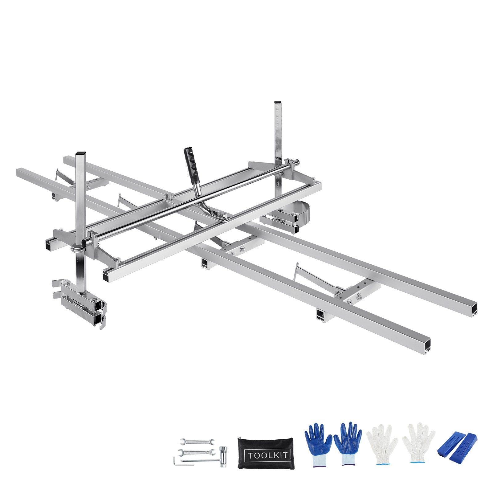 VEVOR 36" x 18" Welding Table, 1200lbs Load Capacity Steel Welding Workbench Table on Wheels, Portable Work Bench with Braking Lockable Casters, 4 Tool Slots, 5/8-inch Fixture Holes, Tool Tray 