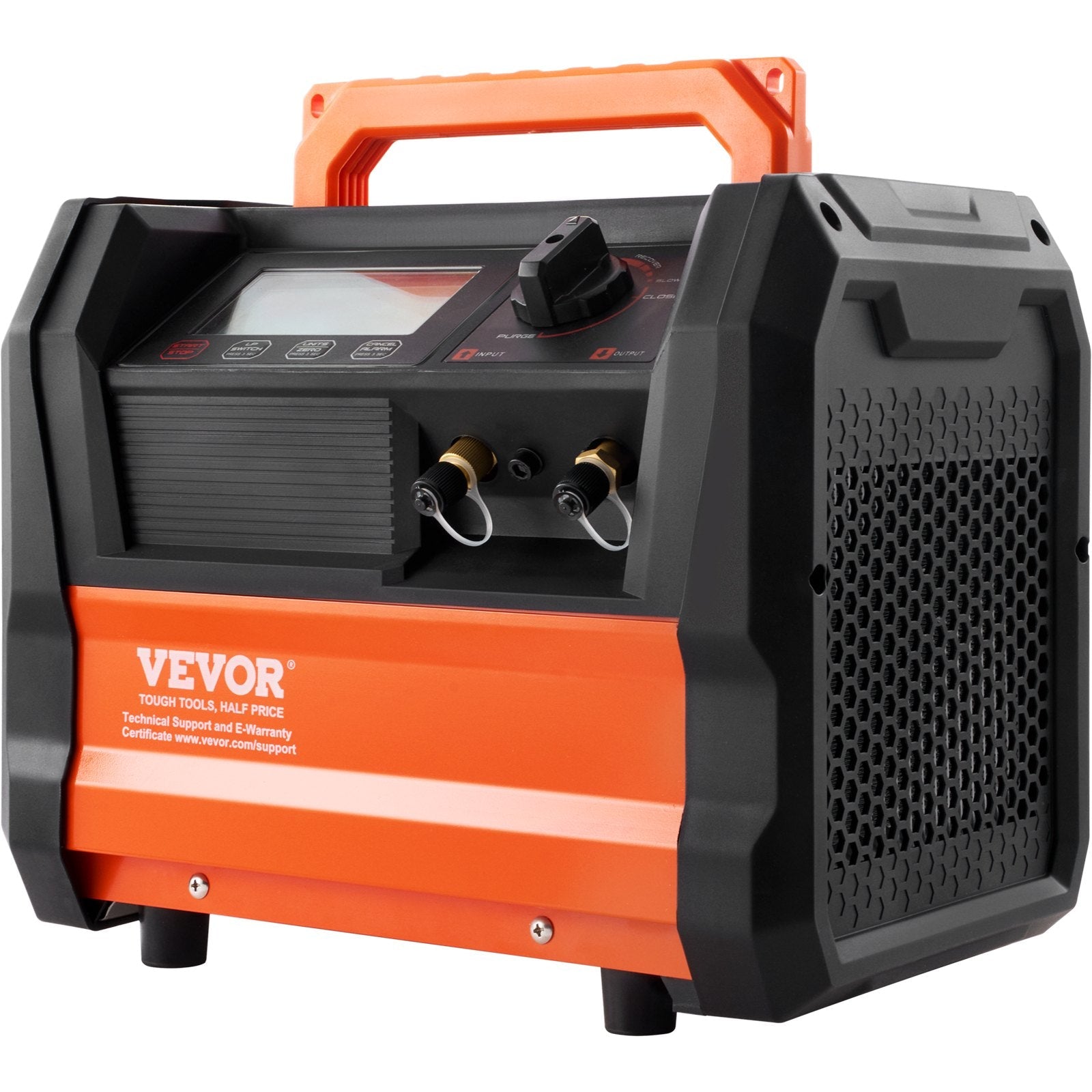 VEVOR Refrigerant Recovery Machine 1 HP Dual Cylinder Brushless Portable AC 