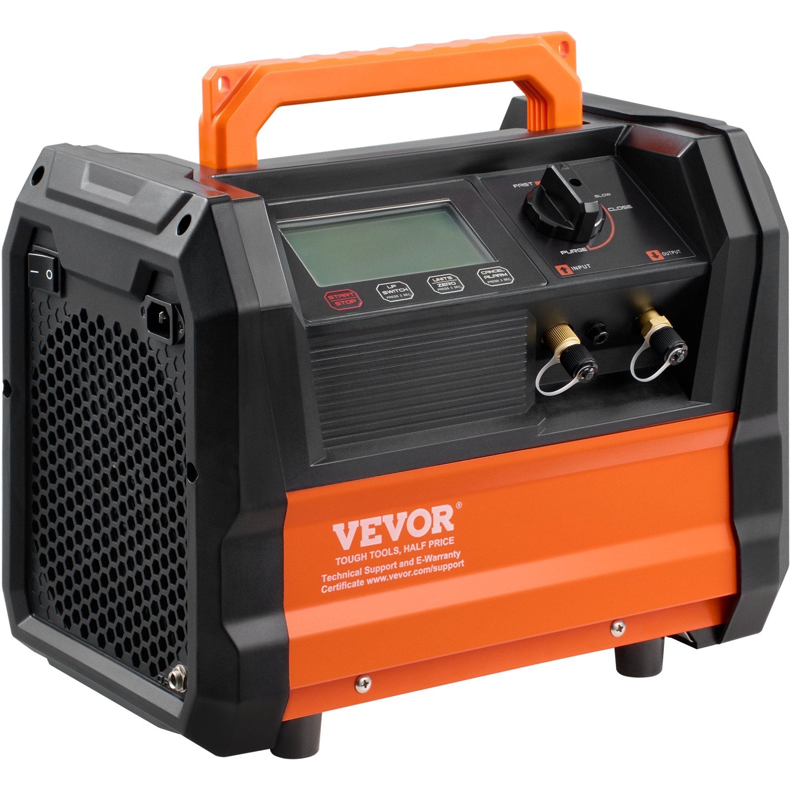 VEVOR Refrigerant Recovery Machine 1 HP Dual Cylinder Brushless Portable AC 