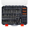 VEVOR 80-Piece Magnetic Nut Driver Set – SAE & Metric Sizes with Extension Bars, Universal Socket & Storage Case