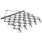 VEVOR Drag Harrow 5.8 x 4.8 ft Chain Harrow ATV Lawn Rake for Landscape Leveling