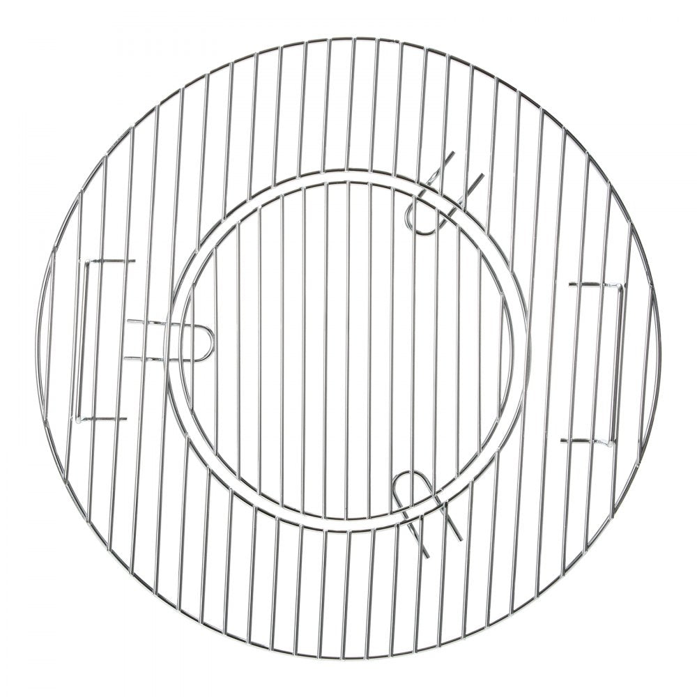 VEVOR 21 Inch Cooking Grate for 21 inch Kettle Grill, Round Replacement Charcoal Grates, Iron Gas Grill Replacement Parts for Outdoor Cooking, Barbecue Camping, Picnic, Patio and Backyard, Silver 