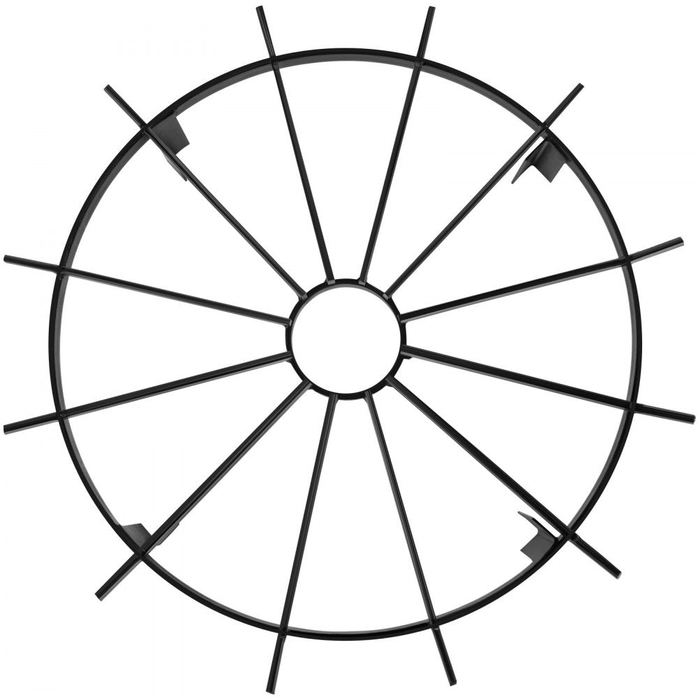 Wheel Fire Grate Fire Pit Log Grate 24-inch Fire Pit Grate Round Fire Pit Wheels 