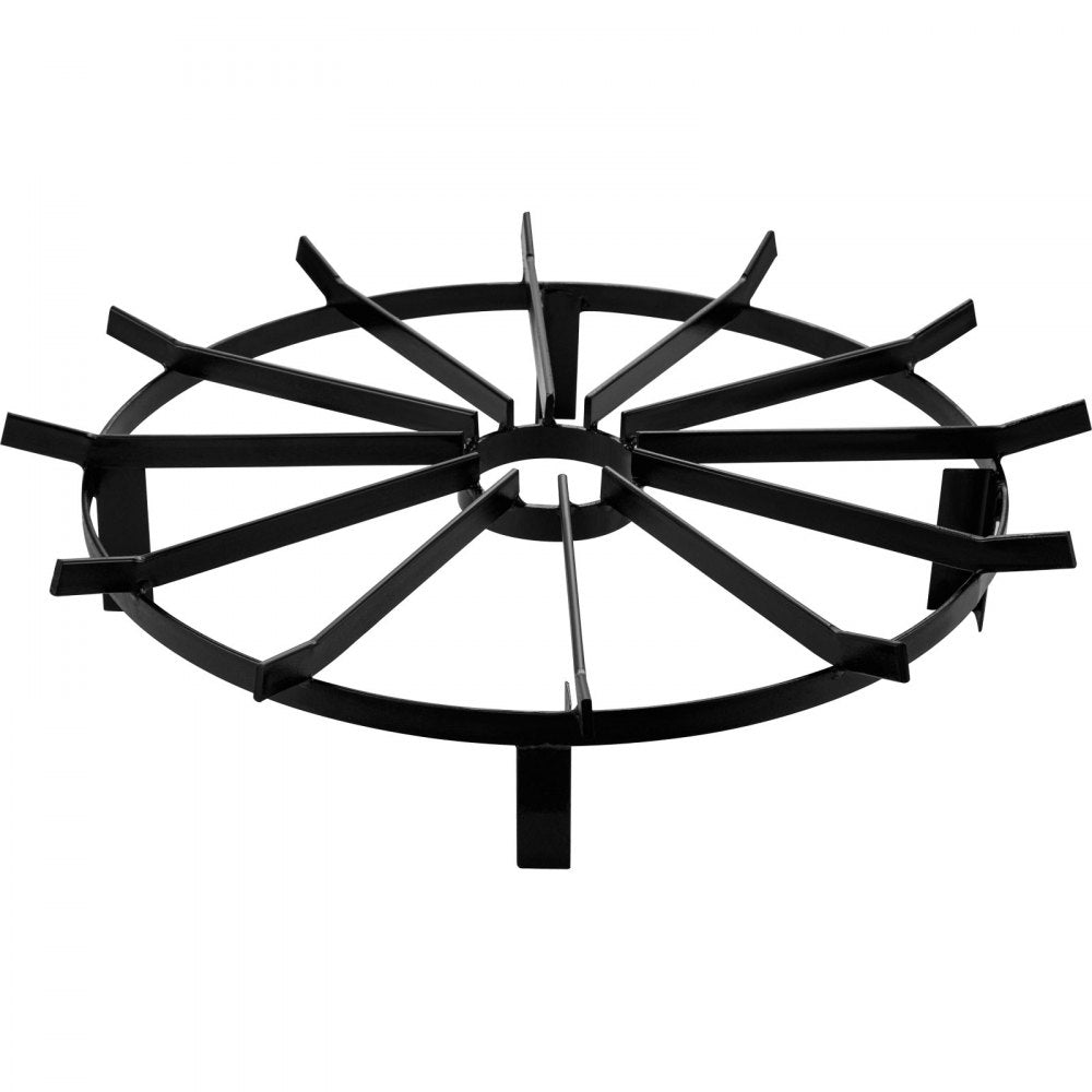 Wheel Fire Grate Fire Pit Log Grate 24-inch Fire Pit Grate Round Fire Pit Wheels 