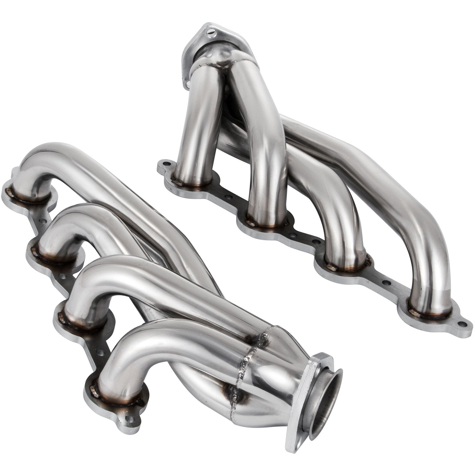 VEVOR Exhaust Header Set 1 5/8" Exhaust Turbo Headers, Stainless Steel Exhaust Manifold Headers, Shorty Engine Conversion LS Swap Exhaust Headers for Chevy Corvette 1963-1981 V8 Engines LS1 LS2 LS3 LS6 LS10 SUV/Truck Car 