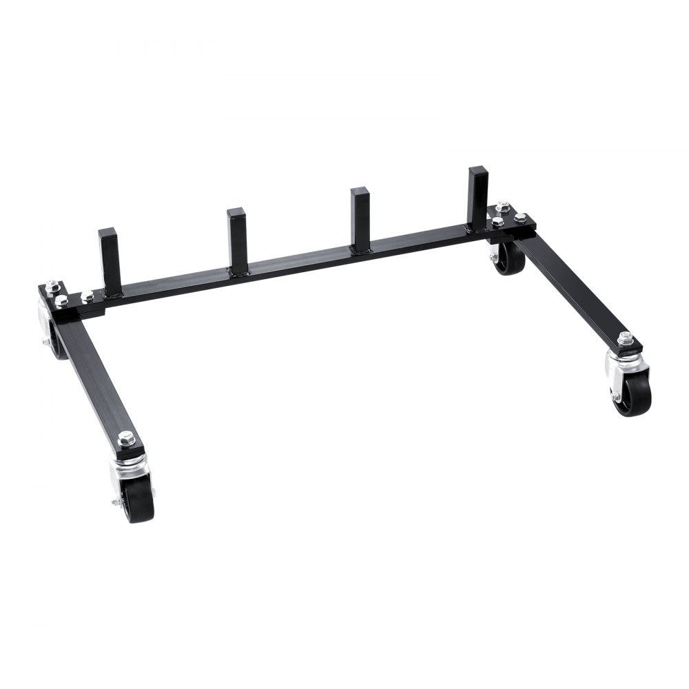 VEVOR Car Dolly Rack Hydraulic Trolley Jack Stand Organizer 4-Dolly Capacity 