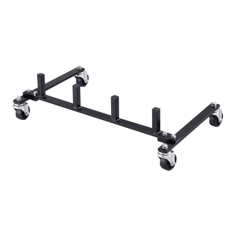 VEVOR Car Dolly Rack Hydraulic Trolley Jack Stand Organizer 4-Dolly Capacity 