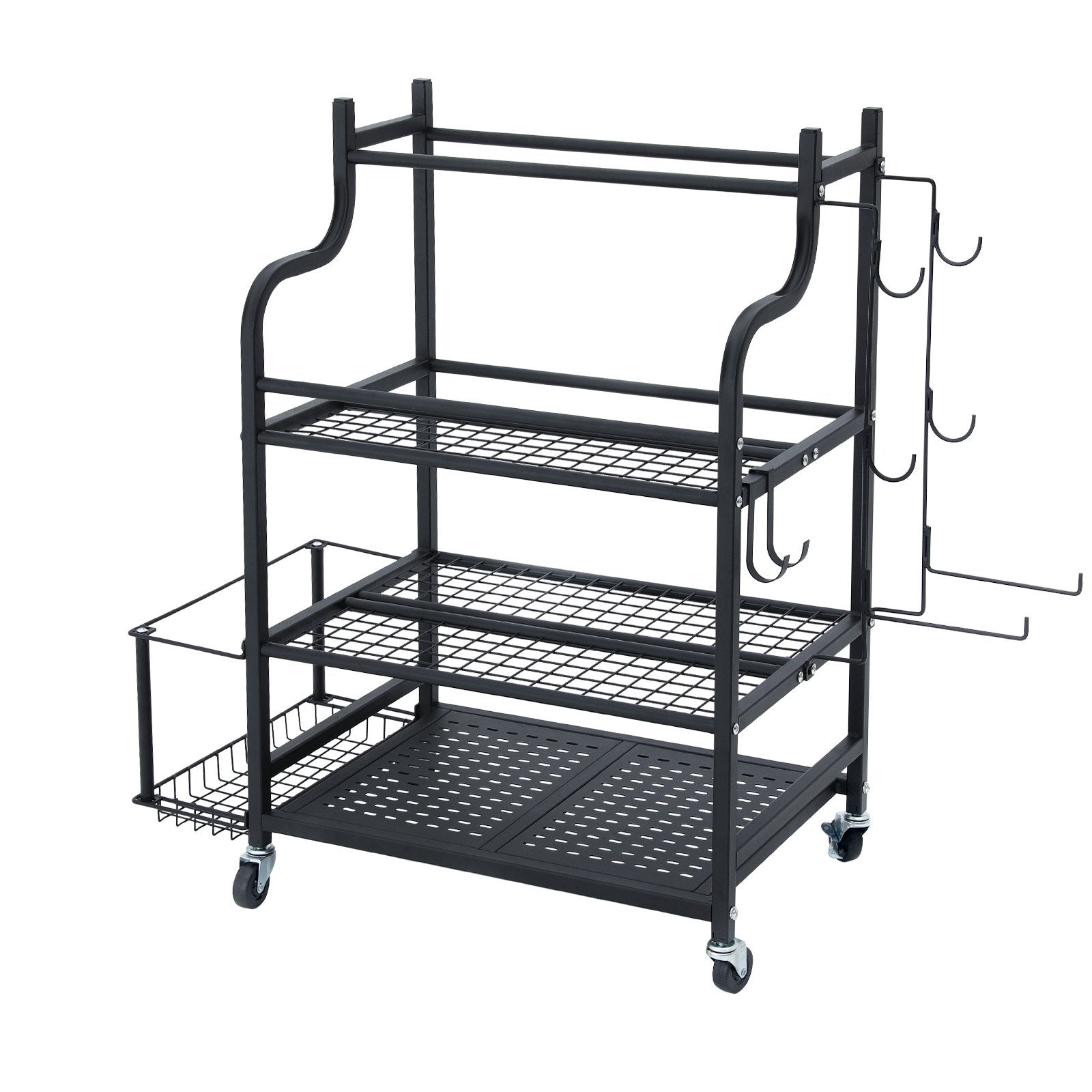 VEVOR Home Gym Workout Equipment Organizer Yoga Mat Storage Weight Rack Dumbbell 