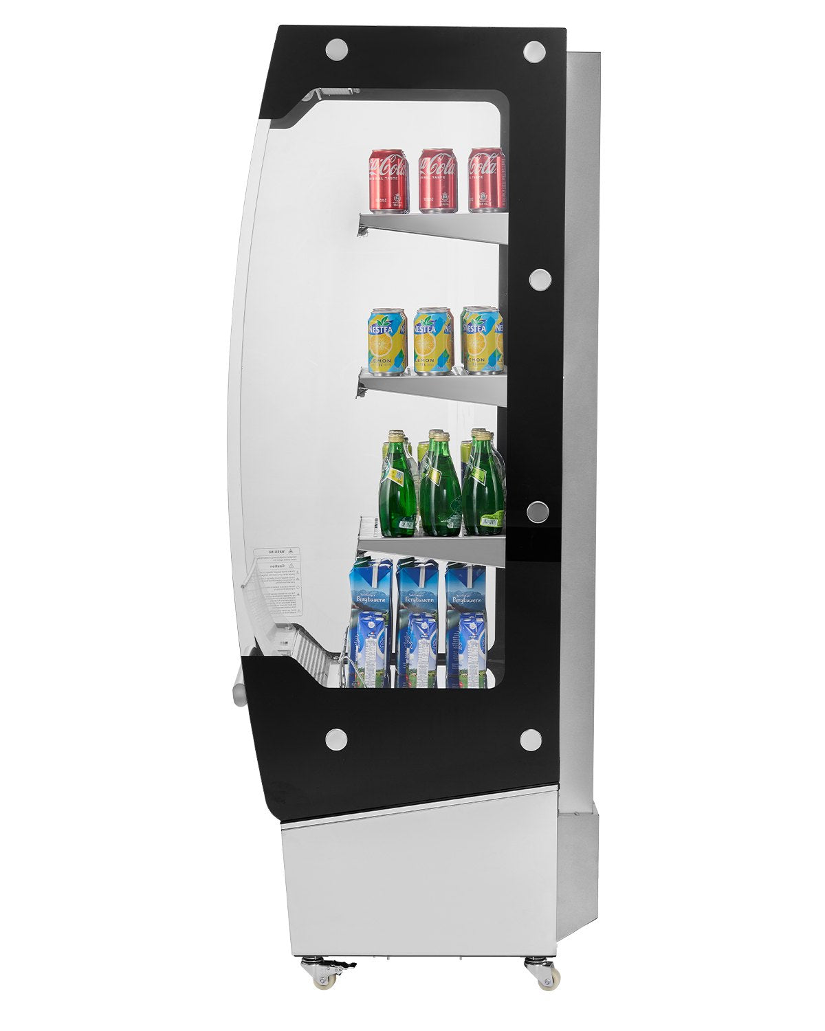 VEVOR Open Air Merchandiser 3-Tier Display Cooler with Air Curtain 7.8cu.ft. 